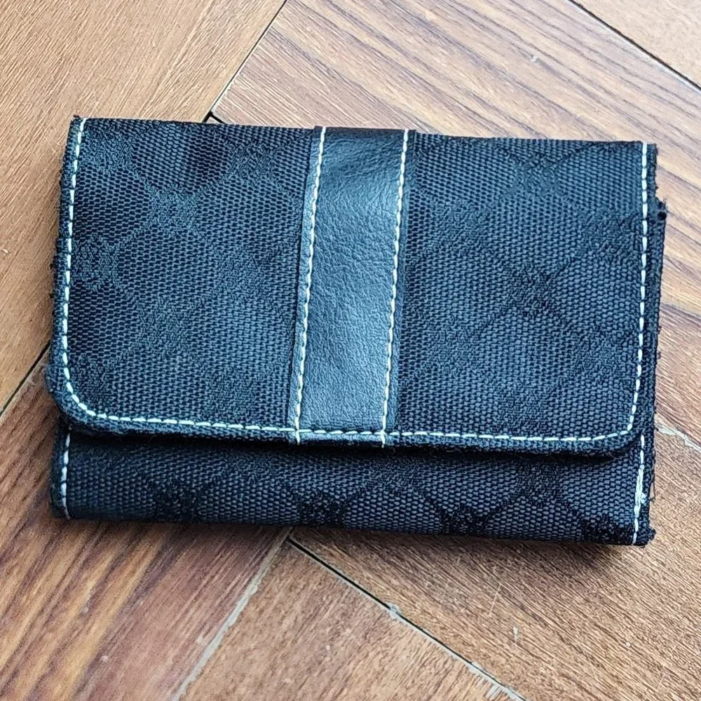 Target Small Black Fold-Up Wallet